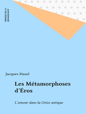 cover image of Les Métamorphoses d'Éros